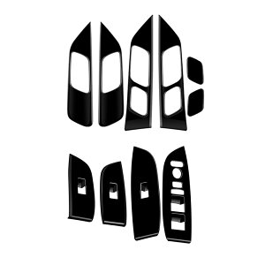 �z���_ �V�^ WR-V WRV DG5 DG�n 2024�N3��~ �ɓK�� �C���i�[ �h�A �{�E�� �t���[�� �h�A�X�C�b�`�p�l�� �E�C���h�E ���t�g �{�^�� �t���[�� �������ی�X�e�b�J�[ ABS 10P (�u���b�N)