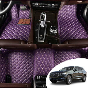 カスタムフロアマット適合ボルボXC60 2009-2021立体カーマット 車用 3D PUレザーフロアマット 車種専用設計 防水 滑り防止 耐汚れカーペットライナー取付簡単 保護パーツ カー用品