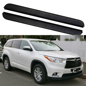 サイドステップ ランニングボード ナーフバー サイドペダルプロテクター 2個 トヨタ ハイランダー クルーガー 2014-2019用