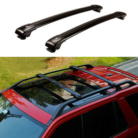 アルミ製クロスバー 2個 フォード エクスプローラー 2012-2015 荷物キャリア ルーフレールラック ロック可能