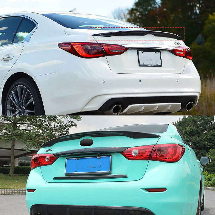楽天市場】リアスポイラー 2014-2023 インフィニティQ50 JDM/日産 