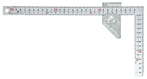 �V��������(Shinwa Sokutei) �Ȏ� ����L�� �V���o�[ 30cm �\������ 8�i�ڐ� �Ȏڗp�X�g�b�p�[�������t JIS 12486