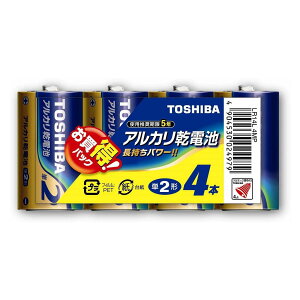 ����(TOSHIBA)�A���J�����d�r �P2�` 4�{�� 1.5V �g�p�������� 5�N LR14L 4MP