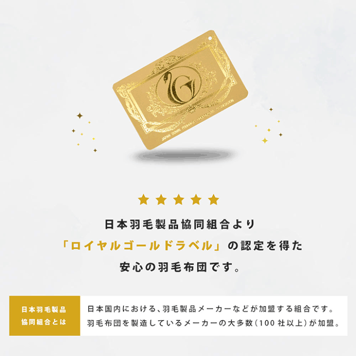 楽天市場】羽毛布団 2枚合わせ ポーランド産 グース ダウン93