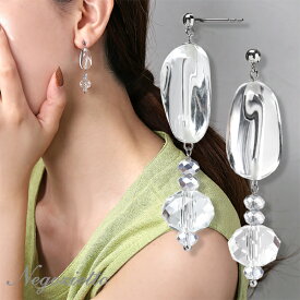 ピアス 金属アレルギー対応 セカンドピアス ファーストピアス レディース 誕生日 プレゼント ステンレス316L キャッチ ピアス カラーガラス[両耳用]