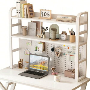 デスク上置き棚 机上ラック 本棚 卓上収納 本立てラック デスク上ラック組み合わせ自由 卓上棚 小物入れ 書類 オフィス事務用品 文房具 雑品収納ラック デスクシェルフ ほんだな 整理 ブッ