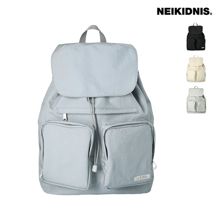 楽天市場】【公式】NEIKIDNIS FLAP STRING BACKPACK｜ライトブルー色 