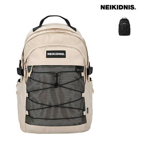 【公式】NEIKIDNIS EPIC BACKPACK ｜ライトベージュ色｜韓国ブランド 人気 バックパック 学生 大容量 リュック 通学 通勤 旅行 アウトドア 高効率収納