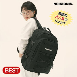 �y�����zNEIKIDNIS MESH STRING BACKPACK�b�u���b�N�b��l�C���i�E�m�[�g�p�\�R���Ή��E���s�E�w�������EPOLYESTER�g�p�E27L�E���b�V���E�j�����p