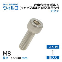 楽天市場】六角 穴 付き m8 ボルトの通販