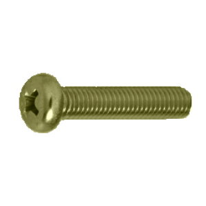 鉄 (+)ナベ小ねじ(全ねじ) M2x25 クロメート 【1500個入】