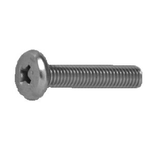 鉄 (+)バインド小ねじ M6x10 ニッケル 【10個入】