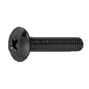 ステンレス (+)トラス小ねじ M8x55 BK 【10個入】