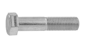 六角ボルト(半ねじ(月盛【5個】6カクBT(ハン(ツキモリ 16X70 標準(または鉄) / 三価ホワイト