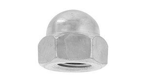 JIS袋ナット【9個】JISフクロN(3ガタ 2シュ M8(B=14 標準(または鉄) / ユニクロ