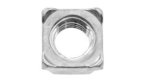 四角ウエルドナット(P無(1C【800個】4カクウェルドN(Pナシ(1C M6(10X5 標準(または鉄) / 三価ホワイト