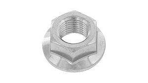 フランジナット(S無細目紀州F【170個】フランジN(Sナシ(キシュウ M12(P1.25 標準(または鉄) / 三価ホワイト