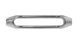 枠式ターンバックル(枠のみ(ミリ【10個】ワクシキTバックル(ワクノミ TB-12M ステンレス(303、304、XM7等) / 生地(または標準)