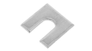 角ワッシャー(U字【100個】Uジ(カクW(1/2) M12X40X3.2 標準(または鉄) / 生地(または標準)