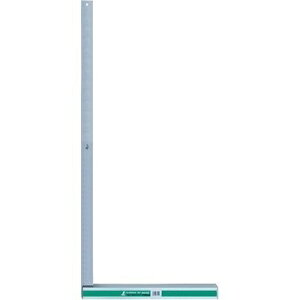アルミ台付スコヤ 1m 目盛なし 74120<シンワ測定>