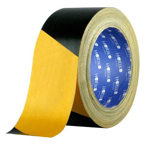 在庫あり即納】 トラ 布テープ 50mm × 25m NT-031 ・ ホリコー 50 × 25m トラ テープ ・ トラ ガムテープ 50 斜め TRTR5025YB ・ No.111 ・ J3840