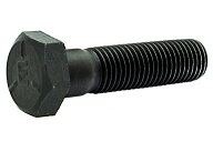 鉄(G-5)/生地 六角ボルト (ユニファイ細目[UNF]・半ねじ)3/8-24×2”1/2　【 バラ売り ： 2本入り 】