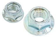 鉄/ユニクロ フランジ付UナットM8　【 お得セット ： 40個入り 】