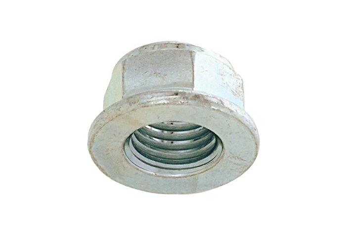 楽天市場 鉄 三価ホワイト フランジ付uナット 細目 ｍ１０ ピッチ 1 25 バラ売り 3個入り ネジのトミモリ