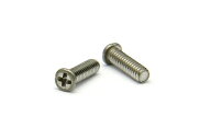 ステンレス/生地 (+) 0番1種 ナベ小ねじM1．7×5　【 バラ売り ： 10本入り 】