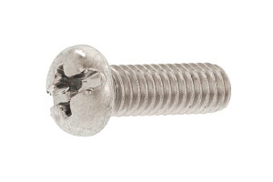 ステンレス/生地 (+-) ナベ小ねじM2×8 【 お得セット : 100本入り 】