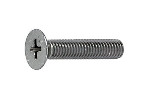 鉄/生地 (+) サラ小ねじ (全ねじ)M10×75 【 お得セット : 15本入り 】