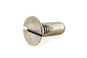 SUS316L/生地 (-) サラ小ねじM12×25 【 バラ売り : 1本入り 】