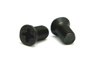 ステンレス/SSブラック (+) 小頭 サラ小ねじM5×25　【 バラ売り ： 8本入り 】