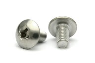 SUS316L/生地 (+) トラス小ねじM6×15　【 バラ売り ： 4本入り 】