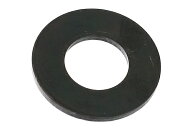 鉄/黒色クロメート 丸ワッシャー [ISO] M10用 10.5×21×2.0　【 バラ売り ： 10個入り 】