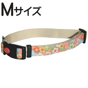 ● 和柄首輪 Mサイズ カラー:ピンク 宅配便あす楽対応 ゆうパケット対応