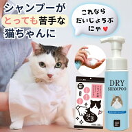 獣医師推奨 ネコアレ専科 ドライシャンプー 手袋付き 200ml 猫 水のいらない シャンプー 酵素 泡 無香料 …