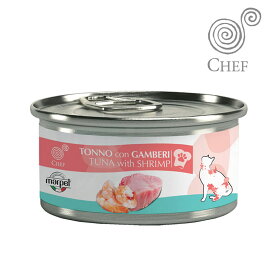 シェフ ツナ・エビ 80g キャットフード ウェットフード 缶詰 CHEF