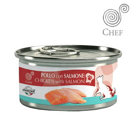 シェフ チキン・サーモン 80g キャットフード ウェットフード 缶詰 CHEF