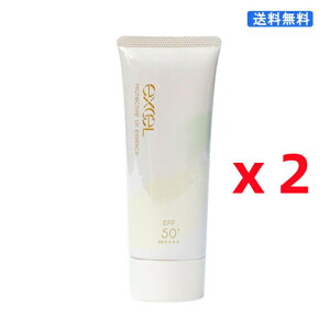 (782329)EXCEL �G�N�Z�� �v���e�N�e�B�u UV�G�b�Z���X 60g 2�Z�b�g �x���K���b�g�����[�J�� SPF50+ PA++++ ���Ă��~�� ���ω��n �ϐ���