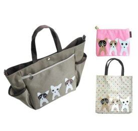 チワワ 福袋 お散歩バッグ ショルダー グッズ 雑貨 プレゼント モチーフ 好き プレゼント ランチバッグ ポーチ いぬぶくろ ビニールコーティング トートバッグ ナイロン ショルダーバッグ 2way