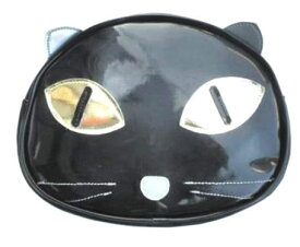 黒猫のポーチ 黒猫雑貨 グッズ 金目猫|ねこ ネコ 猫グッズ 雑貨 プレゼント|