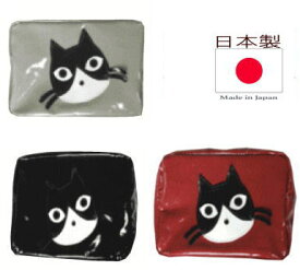 ポーチ 小さめ キャラクター 猫柄ポーチ ハチ割レ猫|小物入れ 大きめ コスメ 化粧 ねこ ネコ 猫グッズ 猫雑貨 小物 誕生日 プレゼント