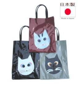 猫顔どアップ 猫柄バッグ A4 猫 トートバッグ 猫グッズ プレゼント 雑貨 猫好き 誕生日 女性 ビニールコーティング トートバッグ
