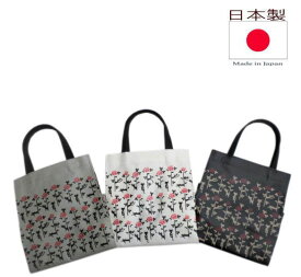 薔薇と猫 猫トートバッグ 猫グッズ プレゼント 雑貨 猫好き 誕生日 女性 ビニールコーティングトートバッグ 黒 生成り グレー|