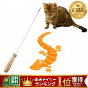 【正規品】 猫用おもちゃ トカゲッチュ 猫じゃらし リアルな動き 【猫の本能目覚めるおもちゃ】釣り糸付き 持ち手セッ…