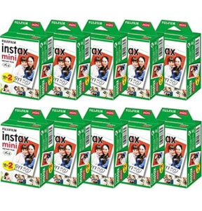 �x�m�t�C����(FUJIFILM) �`�F�L�t�B���� instax mini 2�p�b�N�i JP2(20������)x10�Z�b�g 200����