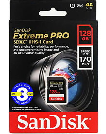 SanDisk サンディスク SDXC カード 128GB Extreme Pro UHS-I 超高速U3 Class10 3年保証 並行輸入品