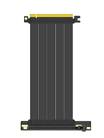 GLOTRENDS PCIe 4.0 X16 GPU ライザーケーブル 長さ20cm、メス90度角度、Gen 4 GPUs 例えば、RTX4090-RTX3060, RX7900，RX6950XT-RX6500XTのなど に対応 (PCIE40-20-