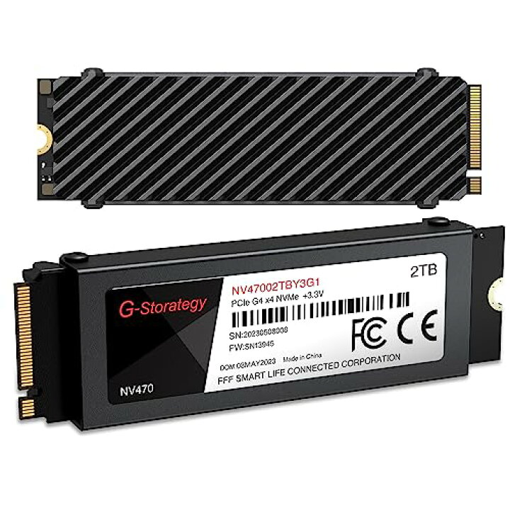 楽天市場】G-Storategy SSD 2TB M.2 ヒートシンク 付き 新型PS5 PS5 